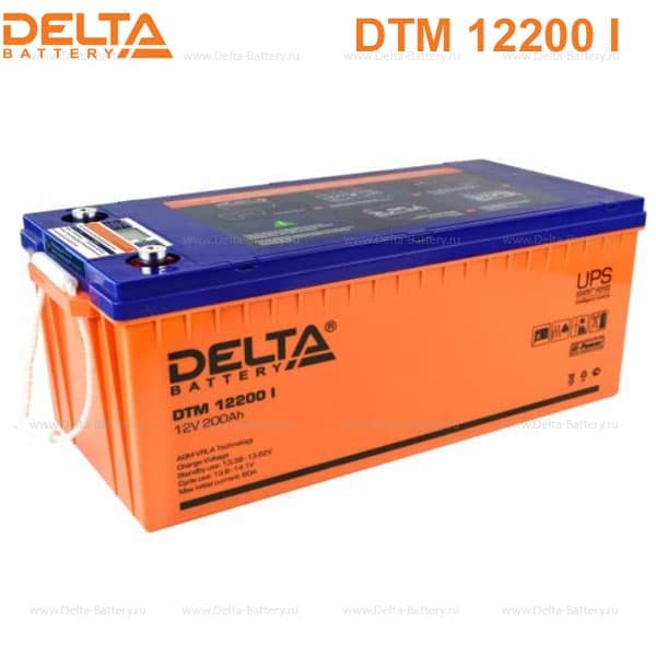 Аккумуляторная батарея Delta DTM 12200 I (12V / 200Ah)