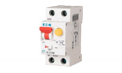 Дифф. авт. выключатель PFL7-10/1N/C/003-A, 1P+N, 10A, хар-ка C, 10kA, 30mA, тип А, 2M