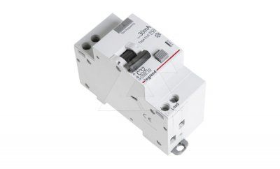Дифф. авт. выключатель Legrand RX3, электронный, 1P+N, 32A, хар-ка C, 6kA, 30mA, тип AC, 2M