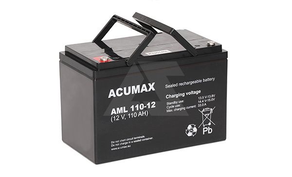 Батарея аккумуляторная Acumax AML110-12, 12V/110Ah