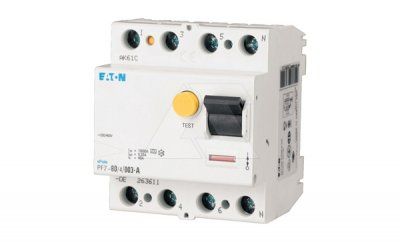 УЗО PF7-80/4/003, 4P, 80A, 10kA, 30mA, тип АC, 4M