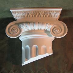 Орнамент Полукапитель Ионическая (гипс)