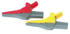 Зажим изолированный типа "крокодил", d30, синий