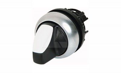 Переключатель 0-I (60o, фикс.) с белой рукояткой с подсв. Titan M22-WRLK-W, IP66