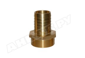 Штуцер с резьбой 1", под рукав 3/4"