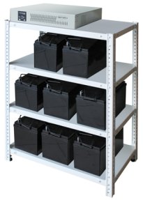 Стеллаж для АКБ 1,0Х0,7Х0,4-4П