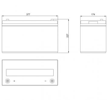 Аккумулятор Coslight 6-GFM-80C