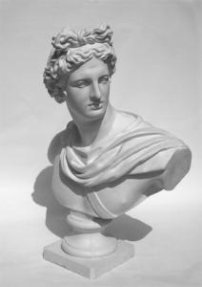 Бюст Аполлона малый (гипс)