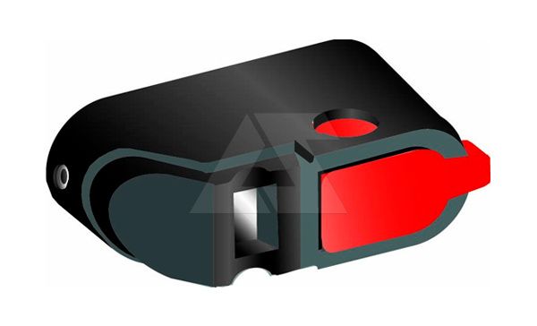 Рукоятка OHBS11/1 для OT100...125F_С черная, блокируемая в 0, установка на аппарат