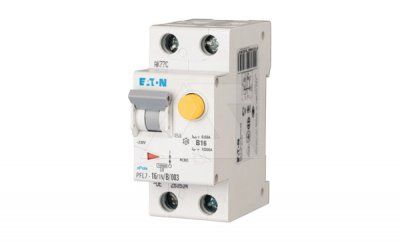 Дифф. авт. выключатель PFL7-16/1N/B/003-A, 1P+N, 16A, хар-ка B, 10kA, 30mA, тип А, 2M