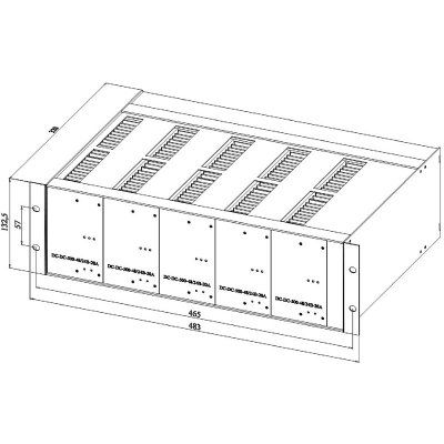 Конверторная система DC/DC-2500-48/24В-100А-3U