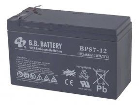 Аккумулятор B.B.Battery BPS 7-12 12В 7Ач 151x65x98 мм Прямая (+-)