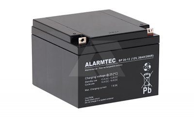 Батарея аккумуляторная Alarmtec BP26-12, 12V/26Ah