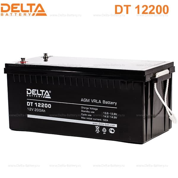 Аккумуляторная батарея Delta DT 12200 (12V / 200Ah)
