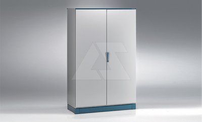 Щит EMOX моноблочный 1600x1200x400мм (ВxШxГ) с монтажной панелью, RAL7035, IP55