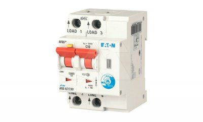 Дифф. авт. выключатель с защитой от дуги AFDD-10/2/C/003-LI/A, 2P, 10A, хар-ка C, 10kA, 30mA, тип Li/A, 3M