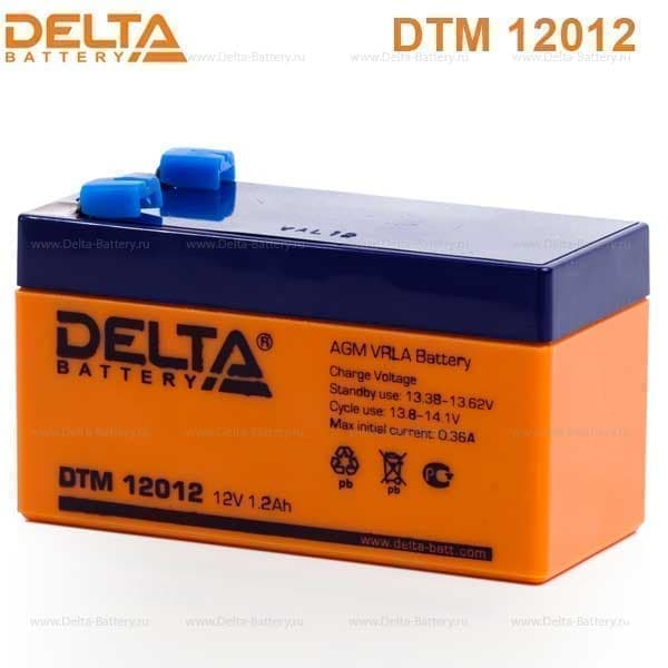 Аккумуляторная батарея Delta DTM 12012 (12V / 1.2Ah)