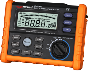 PM5205 - измеритель сопротивления изоляции (мегаомметр) PeakMeter
