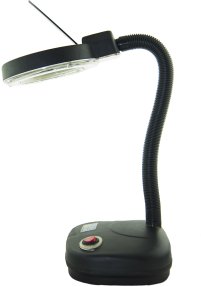 Бестеневая лампа лупа с люминесцентным кольцом МЕГЕОН 02809