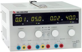 АТН-3243 - трехканальный источник питания постоянного напряжения 0-40 В и тока 0-3 А(третий канал не регулируемый 5 В/3 А)