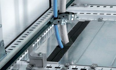 Рейка профильная С-образная 30х15мм с отверстиями для крепления кабеля, 2м