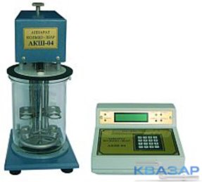 Аппарат автоматический для определения температуры размягчения битумов АКШ-02 (на 2 пробы)