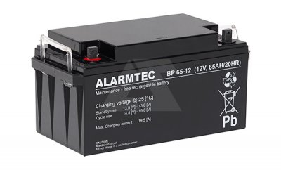 Батарея аккумуляторная Alarmtec BP65-12, 12V/65Ah