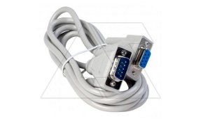 Кабель подключения внешних устройств к панели оператора через COM-порт (RS232/422/485), DE9F-DE9M, длина 1.8м.