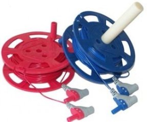 Кабель 40м на катушке, красный