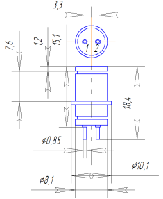 6Д24Н - Двухэлектродная лампа (диод) для В3-49 и В3-63