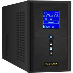 ИБП ExeGate SineTower SN-1000.LCD.AVR.2SH.1C13.USB