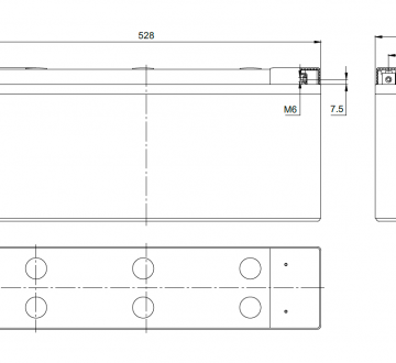 Аккумулятор Coslight 6-GFMX-100HJC