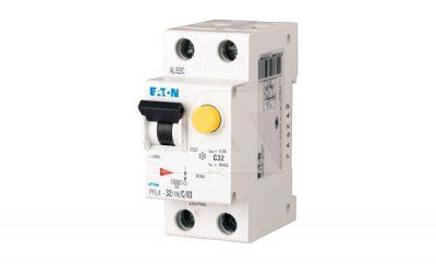 Дифф. авт. выключатель PFL4-25/1N/C/003, 1P+N, 25A, хар-ка C, 4.5kA, 30mA, тип АС, 2M