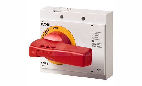 Повор. рукоятка NZM3-XDVR для установки на LZM3 и NZM3, желто-красная