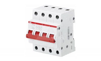 Выключатель нагрузки SHD204/63, 4P, 63A, 10kA, 4M