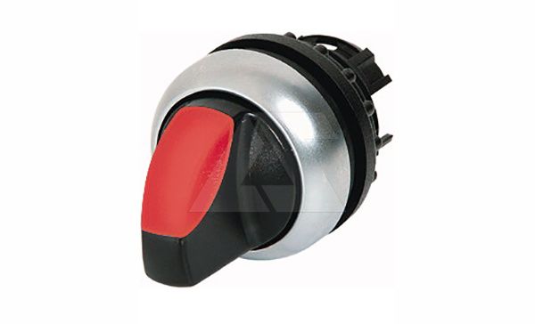 Переключатель I-0-II (60o, возвр.) с красн. рукояткой с подсв. Titan M22-WLK3-R, IP66