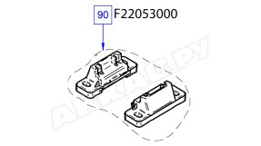 Комплект креплений для установки насоса Piusi, F22053000