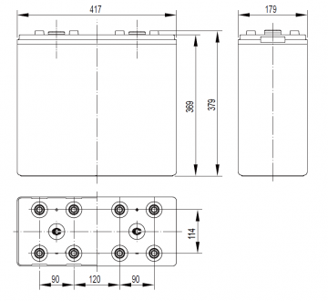 Аккумулятор Coslight GFM-1000Z