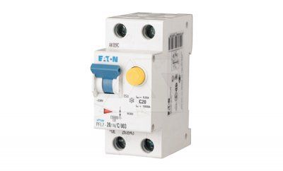 Дифф. авт. выключатель PFL7-20/1N/C/003-A, 1P+N, 20A, хар-ка C, 10kA, 30mA, тип А, 2M