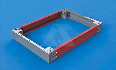 Комплект панелей (передняя и задняя) для основания 100x1000мм (ВxШ), RAL7012, 2 шт.