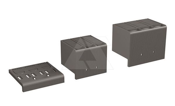 Высокие крышки силовых контактов HTC для XT4, 3P, 2шт. в комплекте