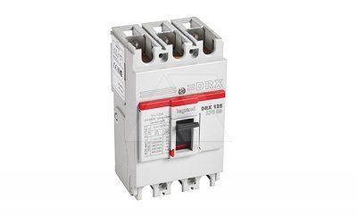 Авт. выключатель Legrand DRX 125/100A, 3P 10kA, фикс. расцепители