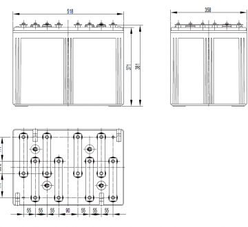 Аккумулятор Coslight GFM-2600Z
