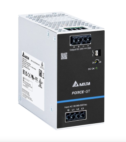 БЛОК ПИТАНИЯ ИМПУЛЬСНЫЙ FORCE-GT, 480W, 20А, 3(2)Х320(340)_575VAC (450_800VDC) / 24VDC, DIN35, РЕЛЕ DC OK, ВИНТ.КЛЕММЫ, АЛ.КОРПУС