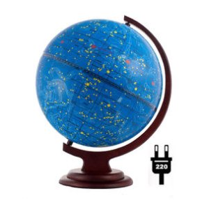 Глобус звездного неба D 320 c подсветкой на пластиковой подставке