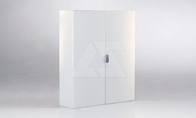 Щит моноблочный 1000x1000x300мм (ВxШxГ) с монтажной панелью, RAL7035, IP66