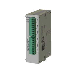 Модуль измерения температуры DVP06PT-S, 6xPt100/Ni100/Pt1000/Ni1000, 14 бит (0.1°C), RS485
