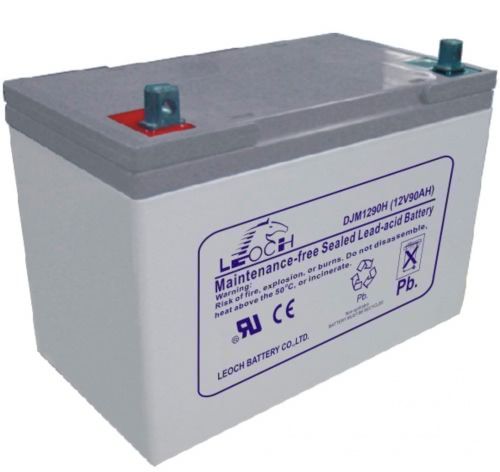 Аккумулятор LEOCH-DJM-12-90H 12В 90Ач 306x168x208 мм Прямая (+-)