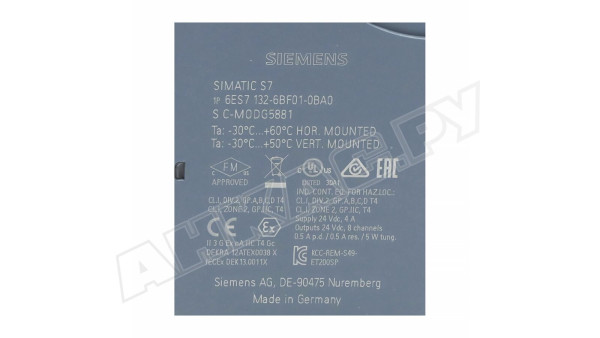 Модуль дискретного вывода Siemens 6ES7132-6BF01-0BA0