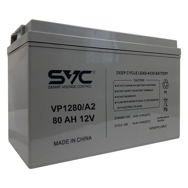 Аккумуляторная батарея SVC VP1280/A2 (12В/80Ач)